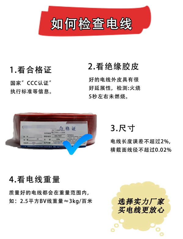 家裝電線如何挑選？